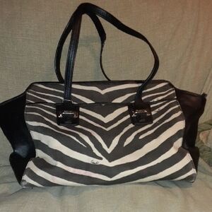Stylish Zebra Print Tote Bag